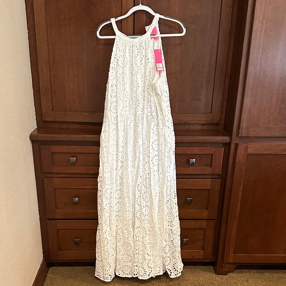 Lilly Pulitzer White Eyelet Kids Dress